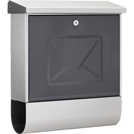 Burg Wächter 65300 Lucenta 2700 Ni Briefkasten Edelstahl Edelstahl Schlüsselschloss