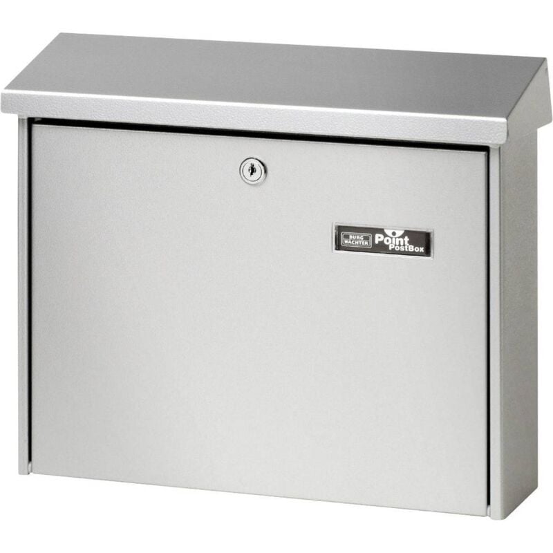 Burg Wächter 61160 journal 5867 si Boîte aux lettres Tôle d'acier argent avec serrure à clé