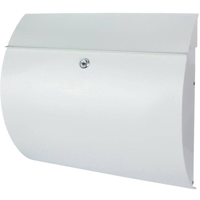 Burg Wächter 38650 toscana 856 w Boîte aux lettres Tôle d'acier blanc avec serrure à clé S941661