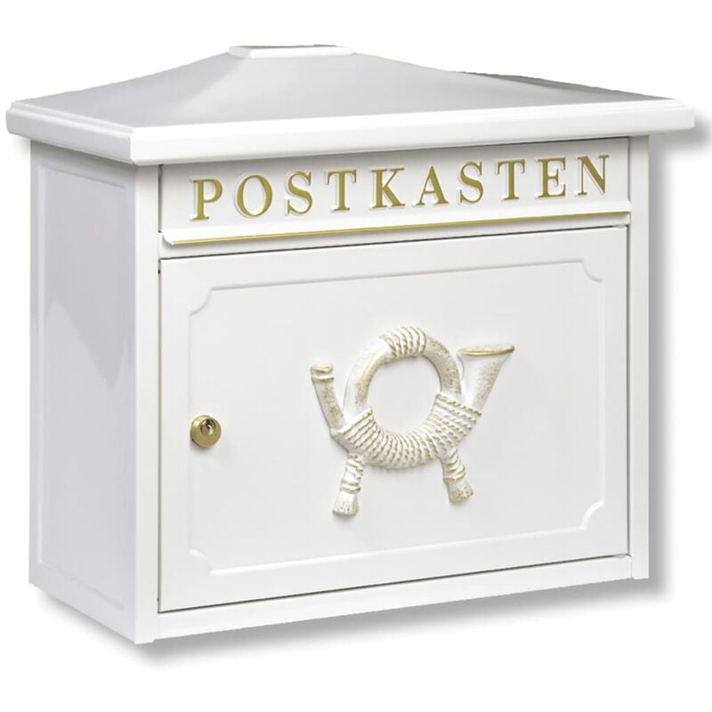 

BURG-WÄCHTER Buzón Sylt 1883 W acero blanco - Blanco