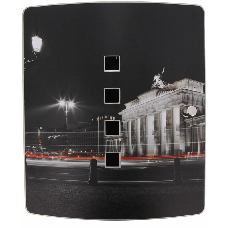 Image of Burg Wachter - Burgwachter 6204/10 ni berlin nacht Key case Black - key chains & cases (Multicolour, Stainless steel)