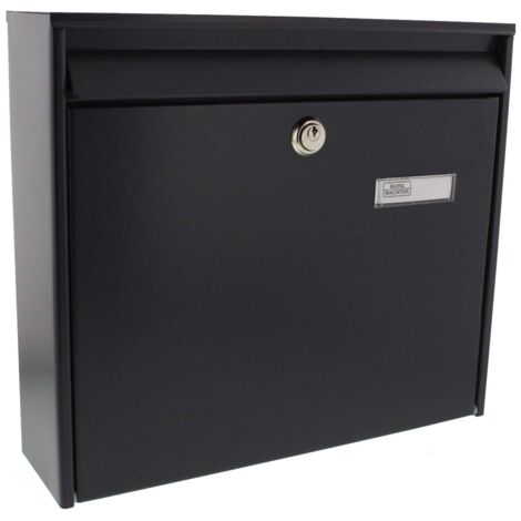 BURG-WÄCHTER Cassetta postale in acciaio inox, Potsdam 877 ANT, Antracite