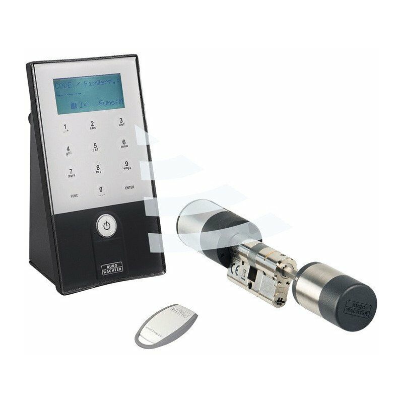 

Cerradura de puerta electrónica secuENTRY easy plus 5651 con botón codificado blanco / negro BURG-WÄCHTER
