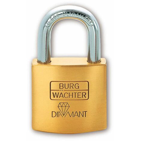 Burg-Wächter D Lucchetto, Diamant 600 50, 2 Chiavi Incluse, Spessore Arco: 9 mm