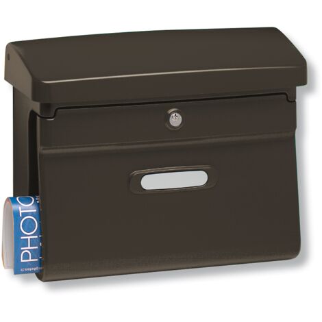 BURG-WÄCHTER GA-Briefkasten, Bremen 885 BR, Kunststoff, braun matt, 12570