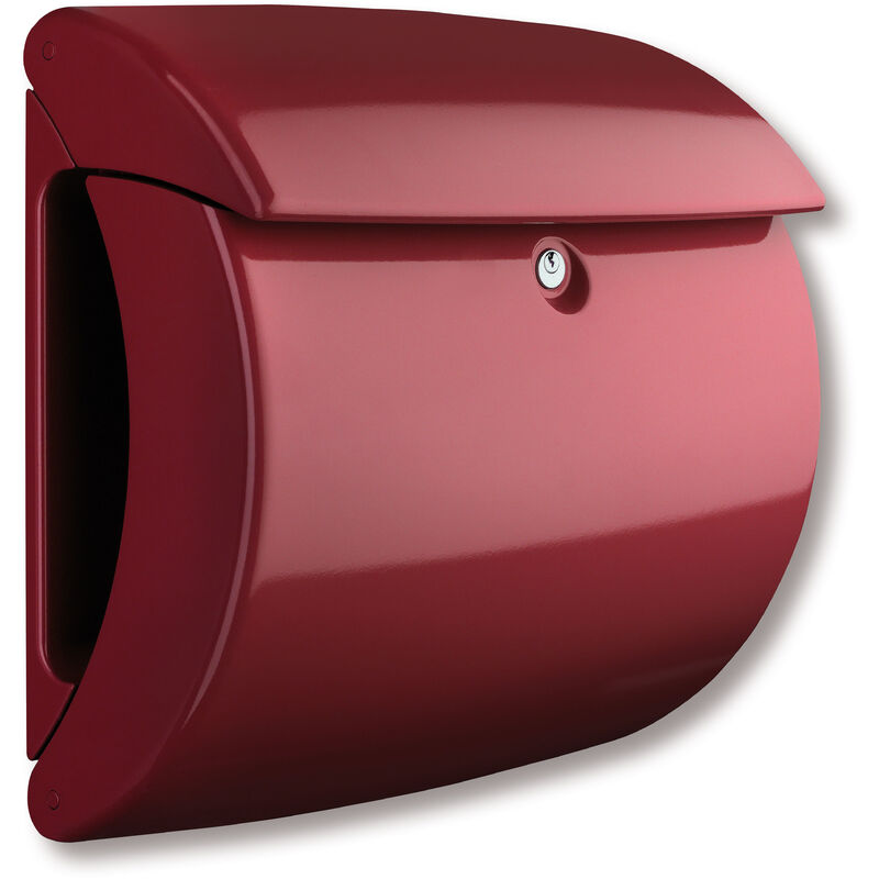 Burg-Wachter Piano 886 m High Quality Plastic Post Box Merlot - Red