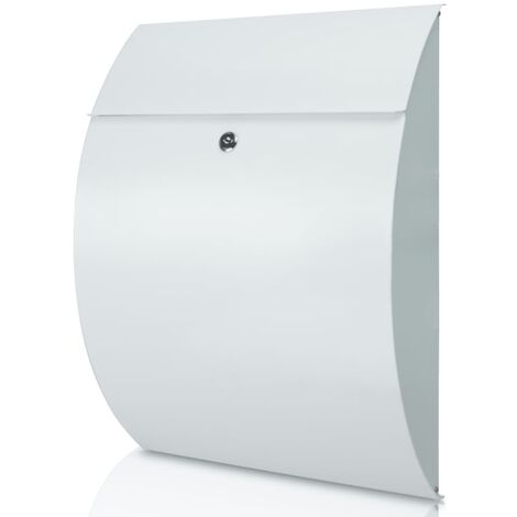 BURG-WÄCHTER Letterbox Riviera 835 W Steel White - White