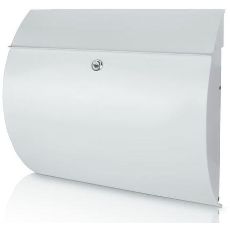 BURG-WÄCHTER Letterbox Toscana 856 W Steel White - White