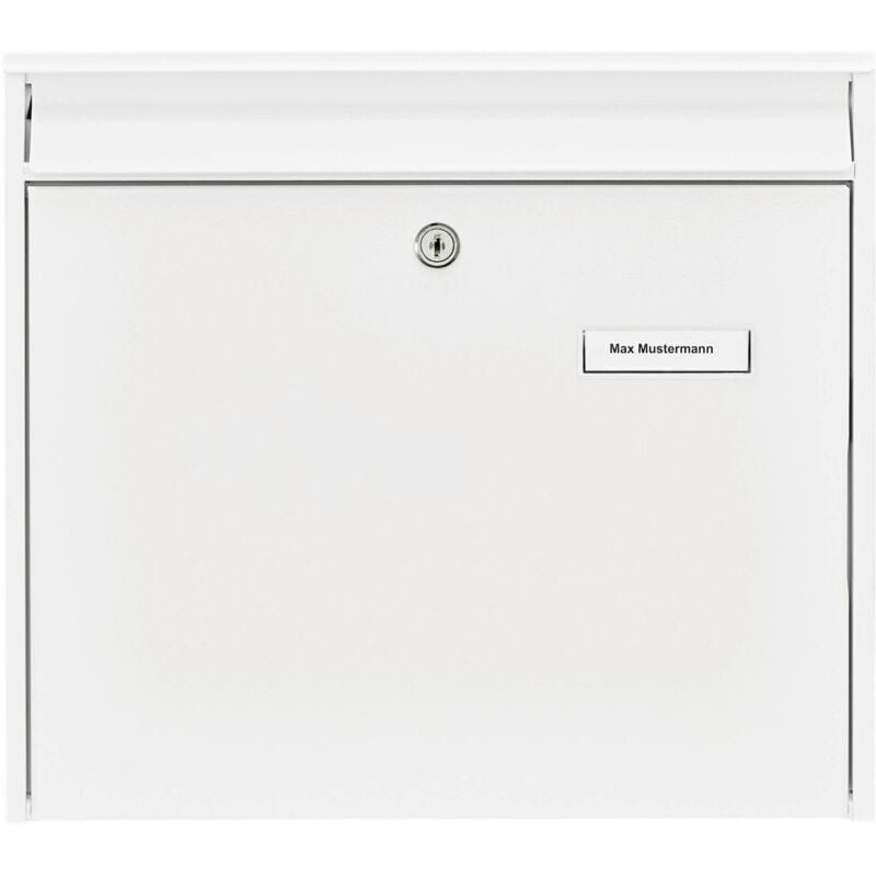 Burg-wächter Boîte aux lettres Mail 5877 w H.322mm L.362mm P.100mm blanc sta din C4 - mail 5877 w