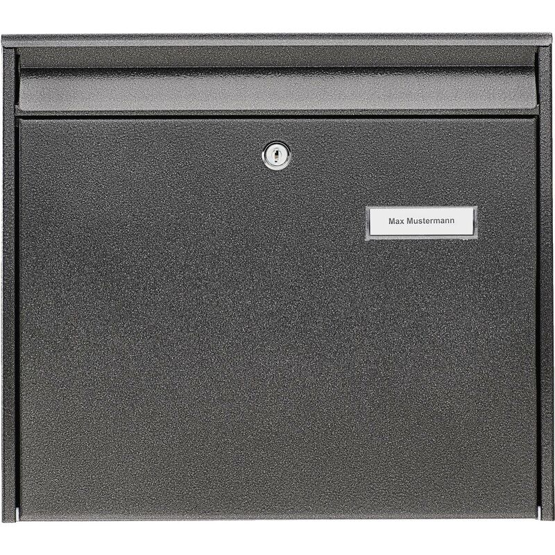 Burg Wächter 61110 MAIL 5877 E Boîte aux lettres acier fer avec serrure à clé C306132