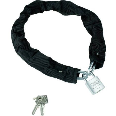 Burg Wächter SKM 5/60/30 Cadenas avec chaîne carrée avec serrure à clé