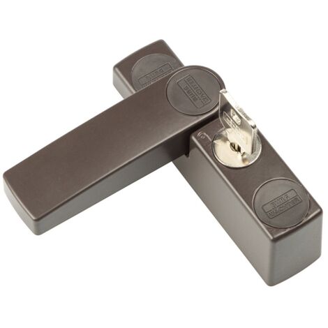 Burg-Wächter Winsafe WS 11 BR SB Serratura per Finestra, Marrone, 142 x 24 x 35 mm