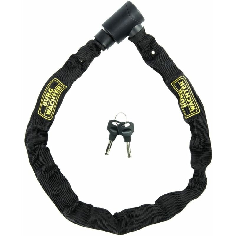 

BURG-WÄCHTER Cadena de seguridad bloqueo de cilindro 580 90 negro - Negro