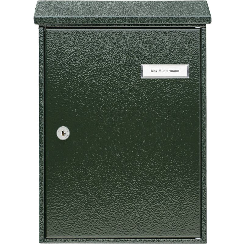 Burg Wächter 61070 letter 5832 gr Boîte aux lettres acier vert avec serrure à clé