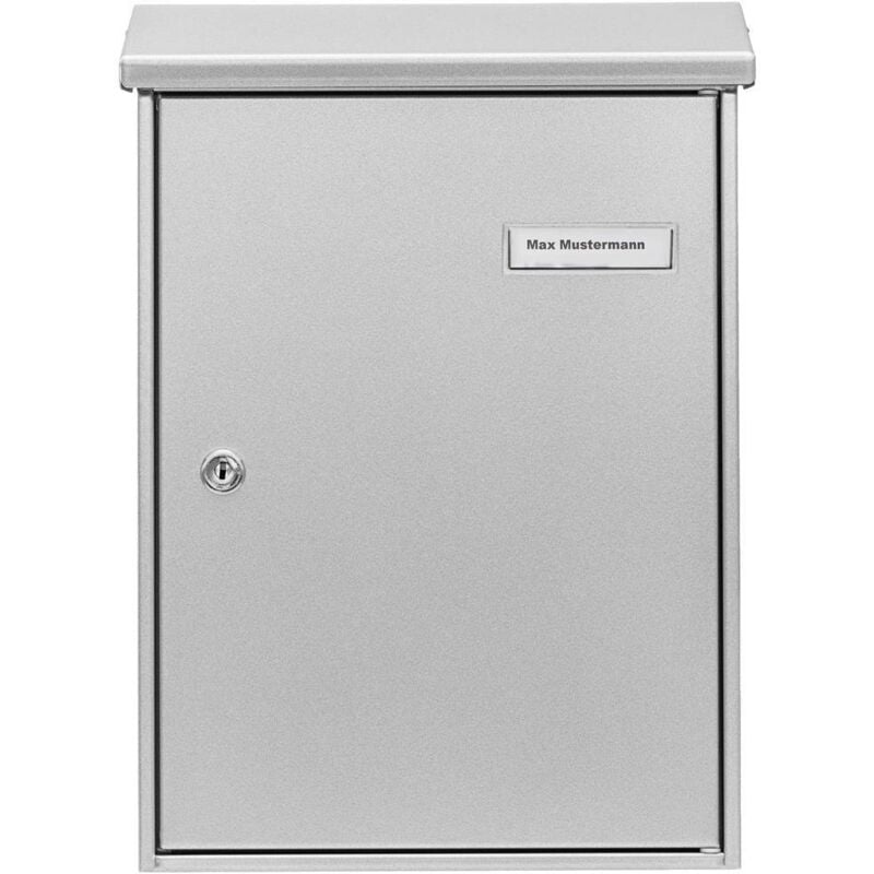 Burg Wächter 61100 letter 5832 si Boîte aux lettres acier argent avec serrure à clé