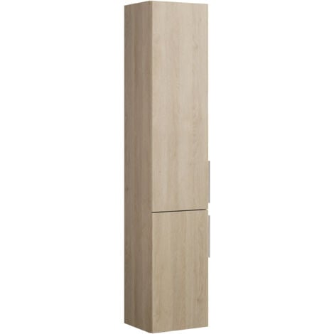 burgbad Eqio armario alto 2 puertas, bisagra izquierda,