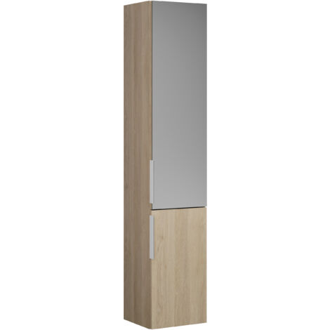 burgbad Eqio Armoire haute 2 portes, charnières à droite, 1 porte