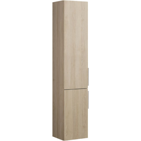 burgbad Eqio Armoire haute 2 portes, charnières à gauche,
