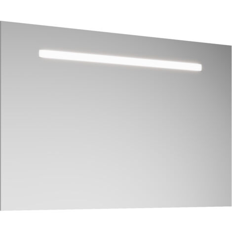 burgbad Eqio Leuchtspiegel mit horizontaler LED-Beleuchtung,