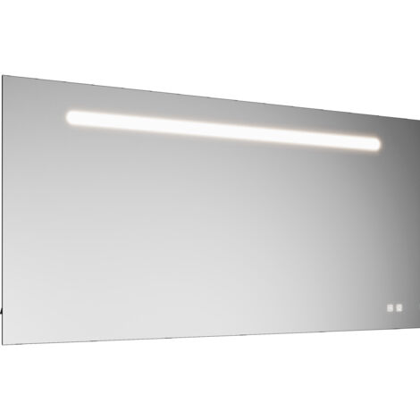 burgbad Eqio Leuchtspiegel mit LED-Beleuchtung, 1 Sensorschalter,
