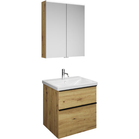 burgbad Eqio Set, bestehend aus Spiegelschrank,