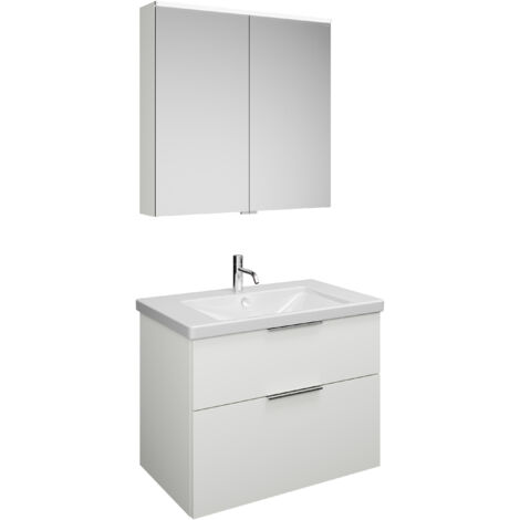 burgbad Eqio Set, bestehend aus Spiegelschrank,