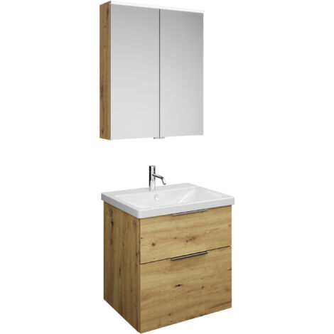burgbad Eqio Set, bestehend aus Spiegelschrank,