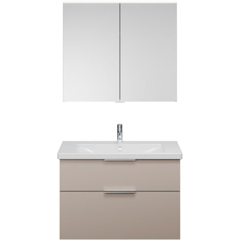 burgbad Eqio Set, bestehend aus Spiegelschrank,