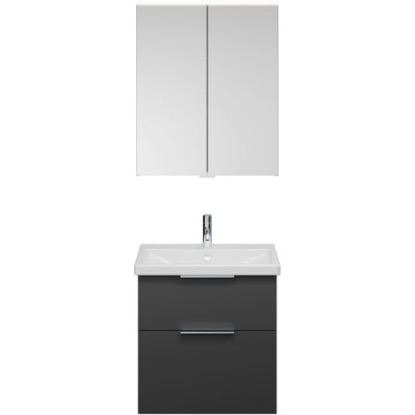 burgbad Eqio Set, bestehend aus Spiegelschrank,