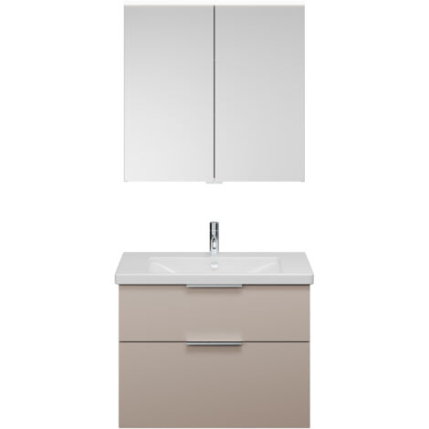 burgbad Eqio Set, bestehend aus Spiegelschrank,