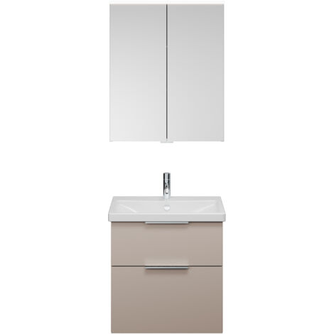 burgbad Eqio Set, bestehend aus Spiegelschrank,