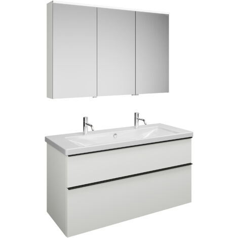burgbad Eqio Set, bestehend aus Spiegelschrank links,