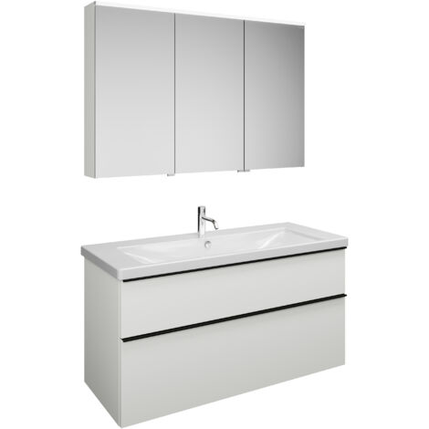 burgbad Eqio Set, bestehend aus Spiegelschrank links,