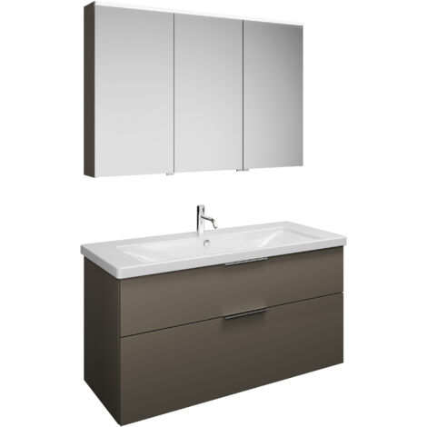burgbad Eqio Set, bestehend aus Spiegelschrank links,