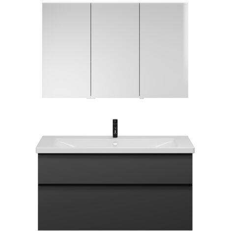 burgbad Eqio Set, bestehend aus Spiegelschrank rechts,