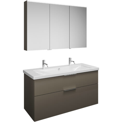 burgbad Eqio Set, bestehend aus Spiegelschrank rechts,