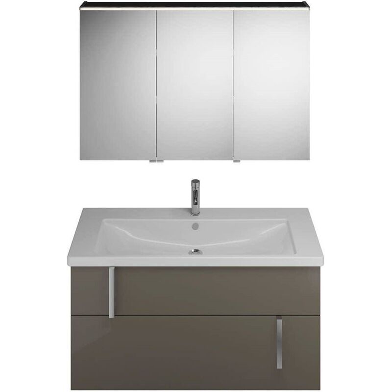 

Burgbad Eqio Set, SFAN123L, compuesto por un armario con espejo versión izquierda, lavabo y mueble de cerámica, ancho: 1230 mm, Color