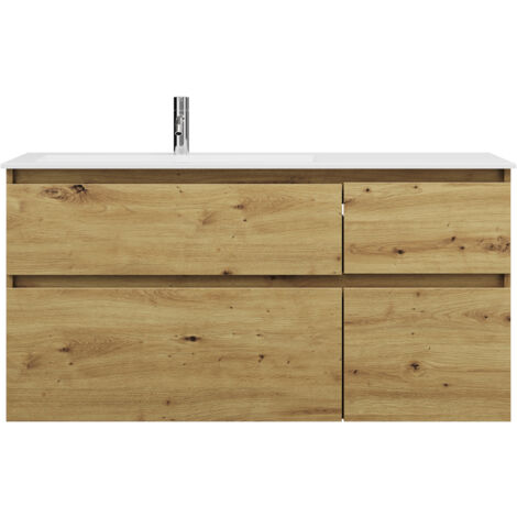 burgbad Lin20 Lavabo bajo para lavabo blanco brillante a ras de