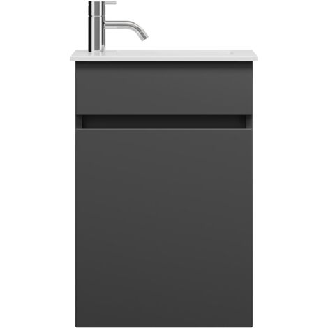 burgbad Lin20 Lavabo bajo para lavabo Blanco brillante con mueble