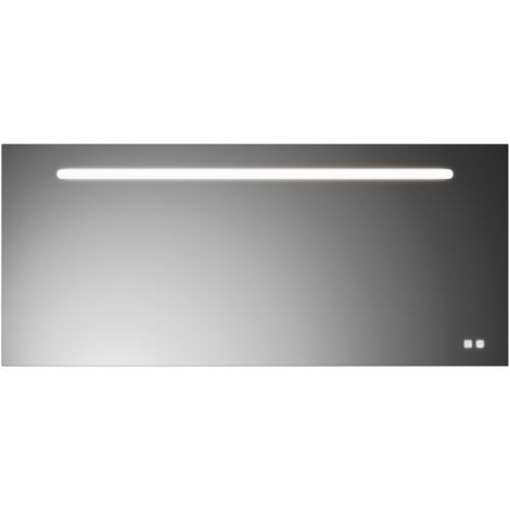 burgbad Lin20 Lichtspiegel mit horizontaler LED-Beleuchtung,