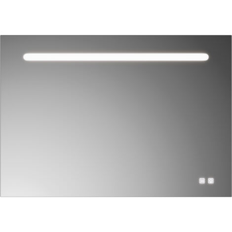 burgbad Lin20 Lichtspiegel mit horizontaler LED-Beleuchtung,