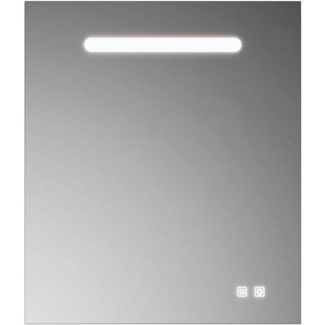 burgbad Lin20 Lichtspiegel mit horizontaler LED-Beleuchtung,