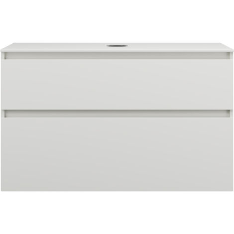 burgbad Lin20 meuble sous-lavabo avec plan de toilette, 2