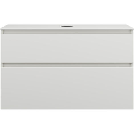 burgbad Lin20 meuble sous-lavabo avec plan de toilette, 2