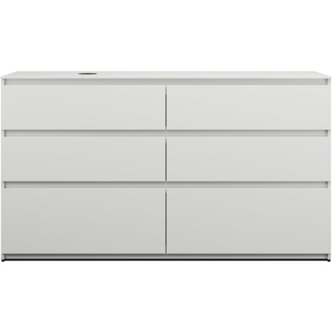 burgbad Lin20 mueble bajo para lavabo con consola, recorte para