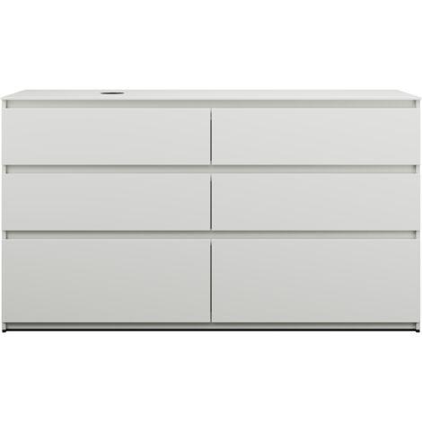 burgbad Lin20 mueble bajo para lavabo con consola, recorte para