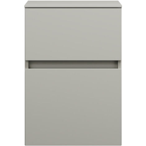 burgbad Lin20 Unterschrank, 2 Auszüge, 400x357x580mm,