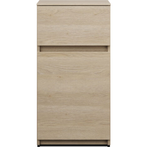 burgbad Lin20 Unterschrank, 2 Auszüge, 400x357x780mm,