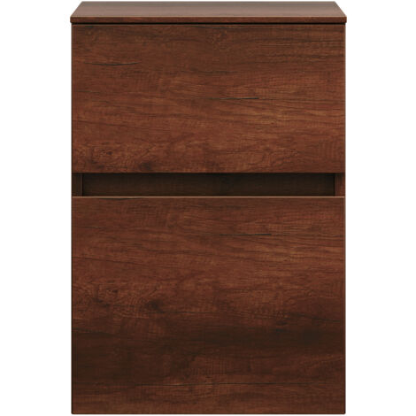 burgbad Lin20 Unterschrank, 2 Auszüge, 400x407x580mm,