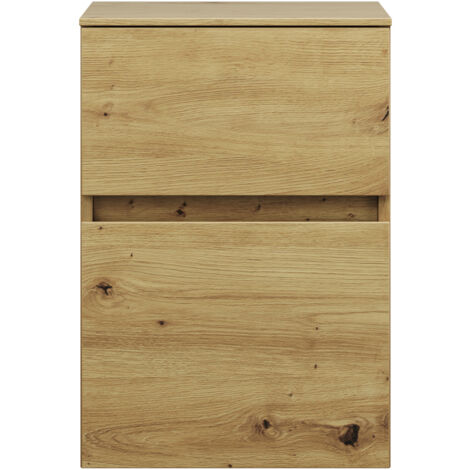 burgbad Lin20 Unterschrank, 2 Auszüge, 400x407x580mm,